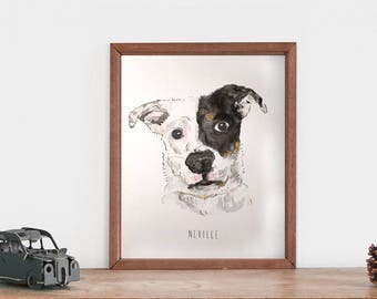 Custom dog art | Etsy