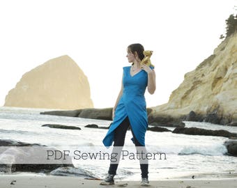 Daenerys Sewing Pattern - PDF Targaryen Costume, Game of Thrones, Dress, khaleesi, Halloween, Cosplay, Mother of dragons, Blue