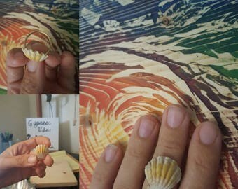 Hawaiian Sunrise Shells Rings - *Custom* / Gold Rings / Sunrise Shell