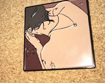 Harry styles album cover enamel pin