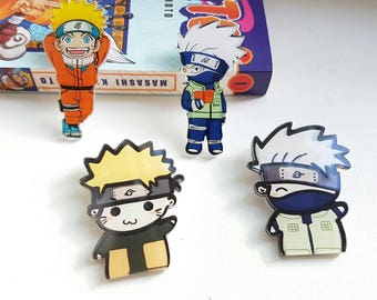 Naruto Pins | Kakashi & Naruto