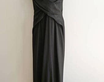 mugler thierry neckline crepe corseted sheer silk dress