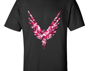 NEW Logan Paul Bird Logo Pink Bape Camo Unique Design Custom For T-shirt Gildan Men's & Women's S M L XL 2XL 3XL Clothing Tshirt T Shirt