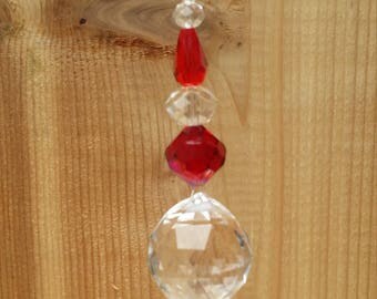 rainbow suncatcher crystals prism rearview mirror crystals beads window hanger