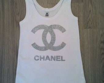 Chanel t shirt | Etsy