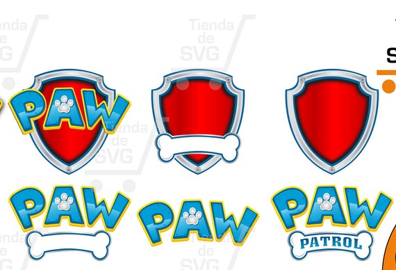 paw patrol font svg free