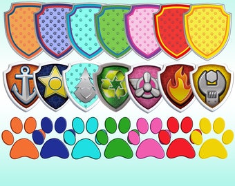 Paw Patrol Clip Art Paw Patrol PNG background files Digital PAW ClipArt Scrapbooking Download Printable Paw Patrol Image Cartoon PNG