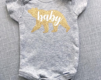 Baby Bear Onesie® | Baby Onesie® | Baby Girl Onesie® | Custom Onesie® | Infant Girl Clothes | Custom Baby Onesie® | Bodysuit | Baby Gift