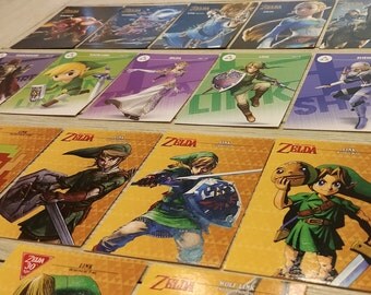 Zelda Amiibo Cards All 18 Complete Set or Singles Nintendo Switch Wii U