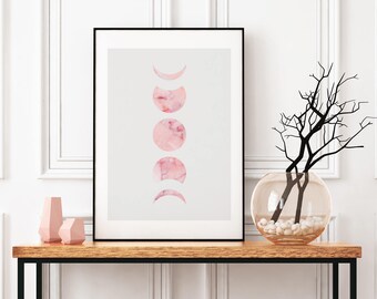 Pink Wall Art framed wall art | etsy Pink Wall Art framed wall art | etsy