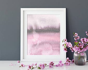 Purple And Grey Wall Art pink grey art | etsy Purple And Grey Wall Art pink grey art | etsy