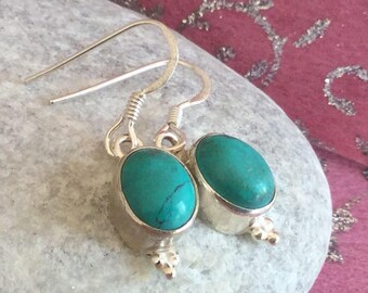 Sterling Silver and Turquoise Earrings