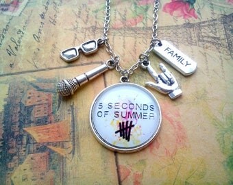 Necklace 5 seconds of summer, jewelry 5sos