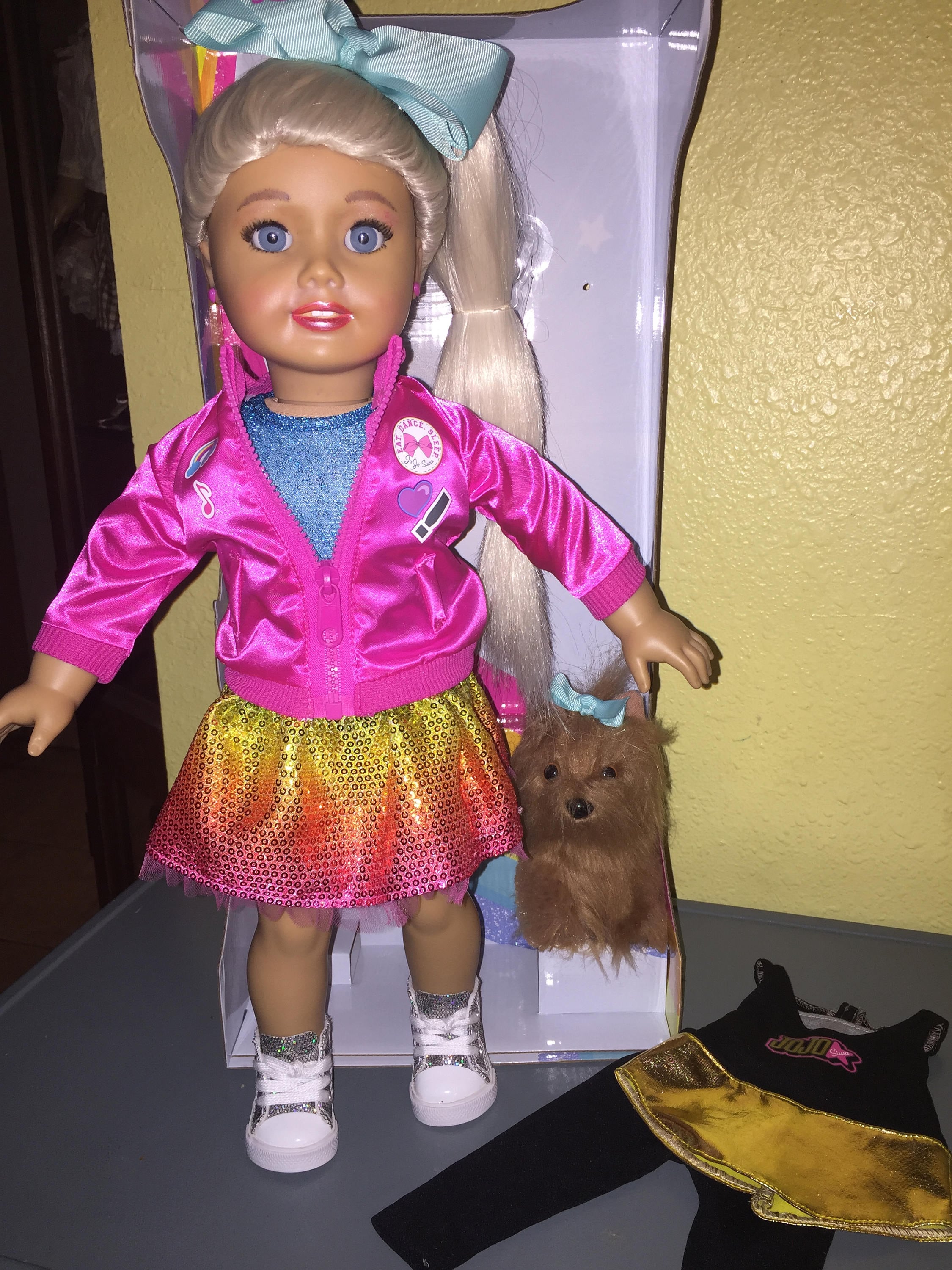 my life as jojo siwa doll with microphone 18 inch