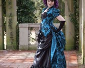 Gothic Wedding Dress | Cerulean Dreams | Alternative Wedding Dress, Victorian Wedding Dress, Fairy Tale Wedding Dress, Evil Queen Costume