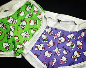 Hello Kitty print Sassmasters, made to order!