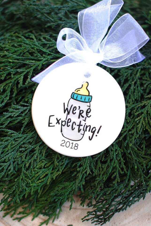 We Re Expecting Christmas Ornament 