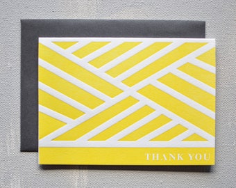 letterpress thank you cards