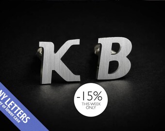 Father of the bride cufflinks – Groom Cufflinks for wedding – Monogrammed Cufflinks initials – Personalized Cufflinks