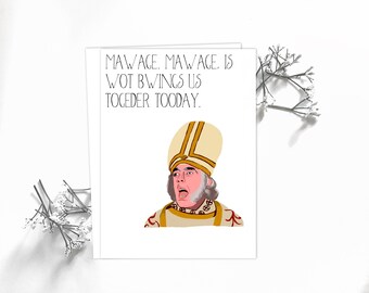 Movie Bridal Card, Wedding Card Ideas, Wedding Card Wishes, Newlywed Gifts, Groom Card, Card to Groom, To My Groom Card, Best Friend Card