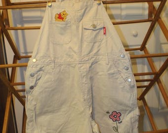Vintage Overalls Winnie-The-Pooh So Cute