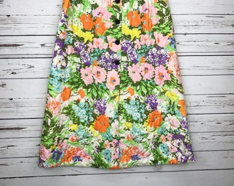 2912166 Multi Colour Floral Skirt main image 1