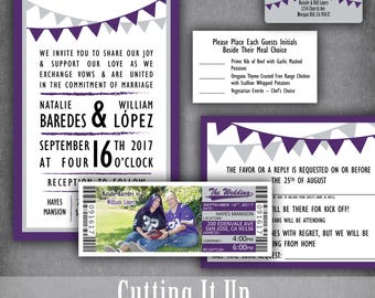 Baltimore Ravens Wedding Invitations 10