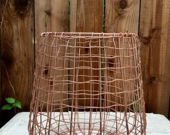 Wire Waste Basket wire waste basket | etsy Wire Waste Basket wire waste basket | etsy
