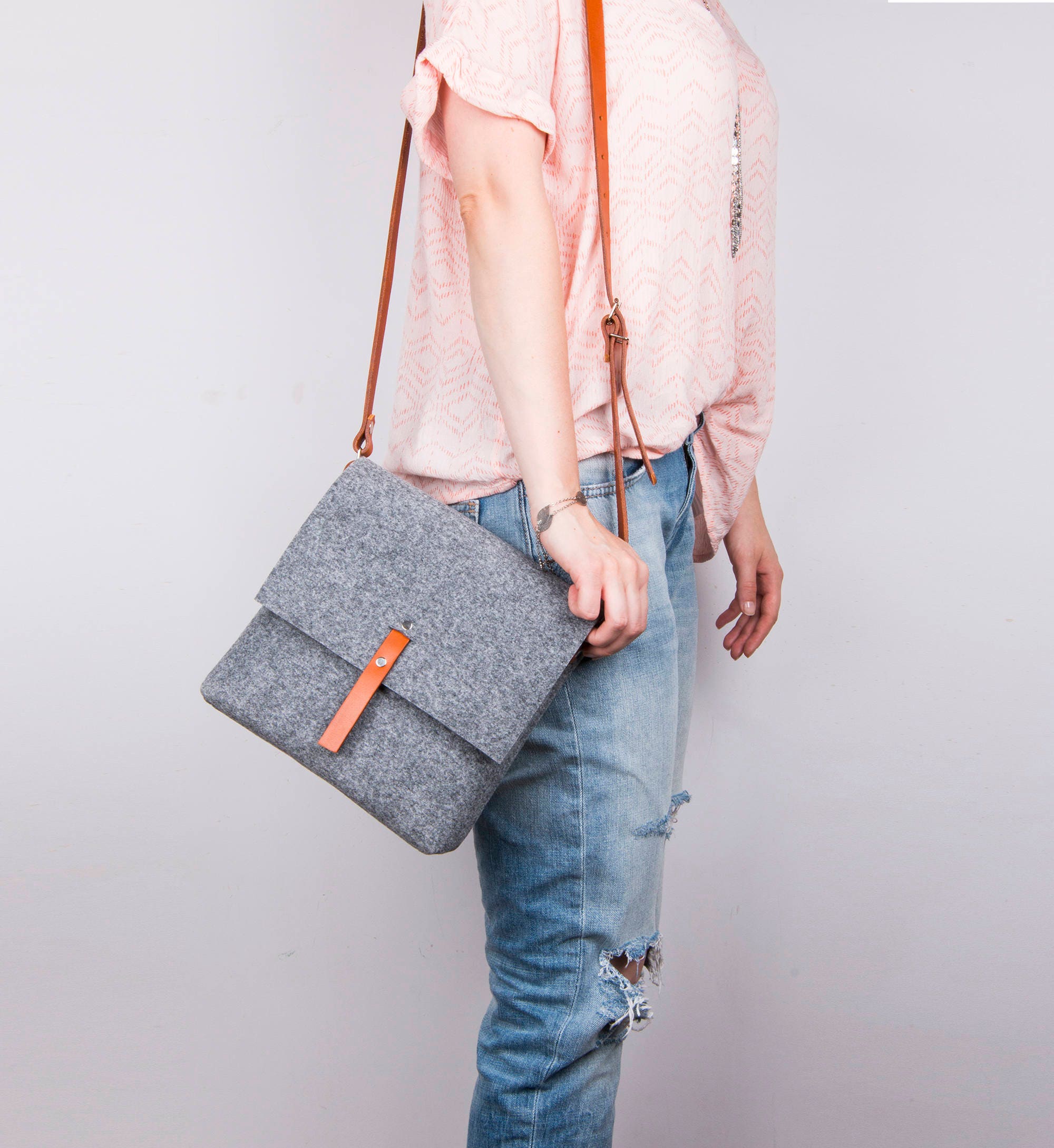 Small Messenger Bag Women Fabric crossbody bags Leather