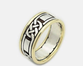 ON SALE  Men s Signet Ring  Tribal Ring  Tree Trunk silver