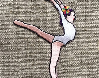 Gymnaste, Gym, patches, fusible, thermocollant, trendy embroidery, broderie tendance, accessoire.
