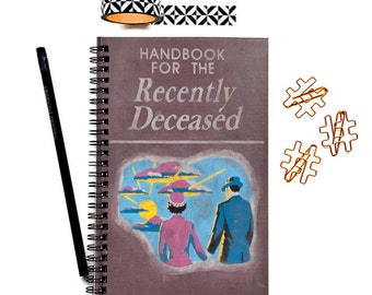 Writing Journal, Recently Deceased Notebook, Bullet Journal, Planner, Spiral Notebook, Sketchbook