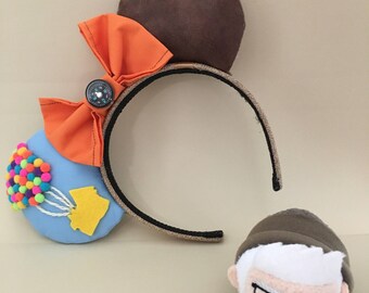 UP! Mouse Ears | Fabric Ears | Disney Film Inspired Ears | Pixar Ears