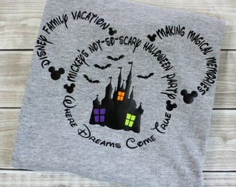 Halloween Shirt, Vacation, Disney Halloween, Disney Vacation, Vacation Shirt, Vacation, Minnie,Mickey,Family Shirt,Halloween,Matching Shirts