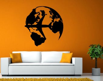 Travel Wall Decal Etsy travel wall decal etsy