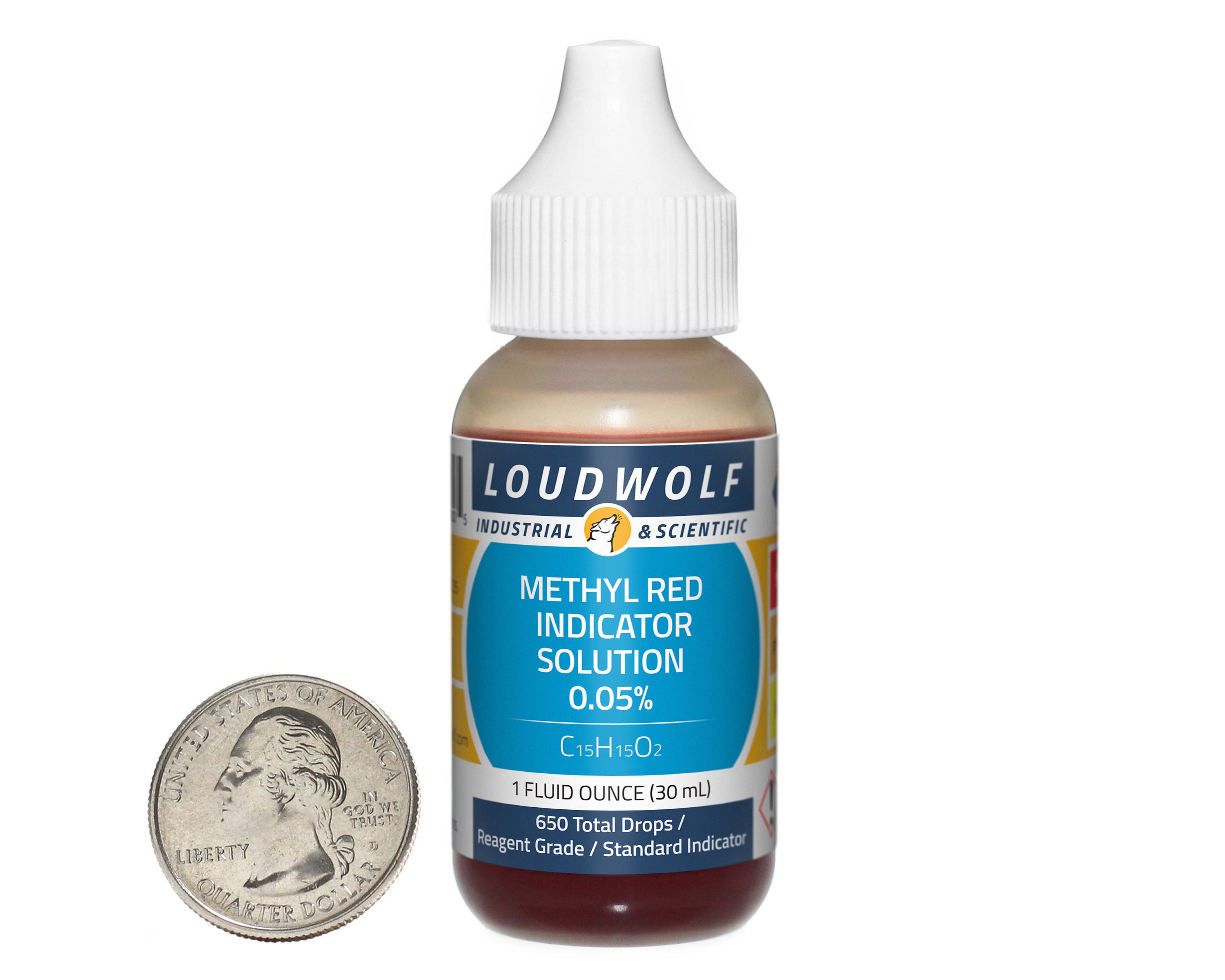 Methyl Red Indicator Solution 1 Fluid Ounce  0 05 