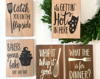 Funny kitchen signs | Etsy