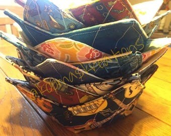 Microwave Bowl Cozy, Microwave Bowl Cozies, Reversible, Trivets, Hot Pads, Bowl Pot Holder, Bowl Shaped Pot Holder