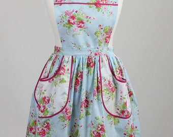 Vintage style Apron/1940's Style Apron/ Floral Apron