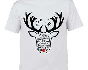 dasher reindeer shirt