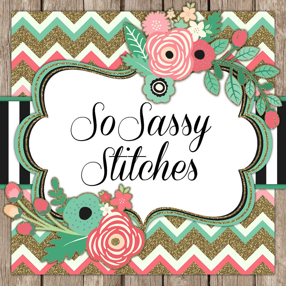 So Sassy Stitches Embroidery Designs by SoSassyStitches on Etsy