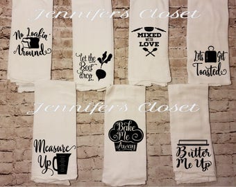 Kitchen Towel, Flour Sack Towels, Kitchen Decor, Hostess Gift, Kitchen Towels, Dish Towel, Housewarming, Kitchen Towel, Tea Towel, Funny