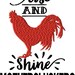 Download Rise and Shine Mother Cluckers Great digital embroidery