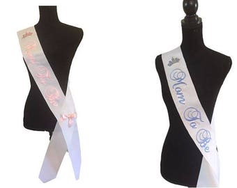 Baby Shower,Mom To Be sash, Baby Shower Gift, Mommy To Be sash, Baby Shower Sash, pregnancy sash,maternity sash,baby shower favor