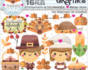 80%OFF - Thanksgiving Clipart, Thanksgiving Graphic, COMMERCIAL USE, Thanksgiving Party, Thanksgiving Celebration, Thanksgiving
