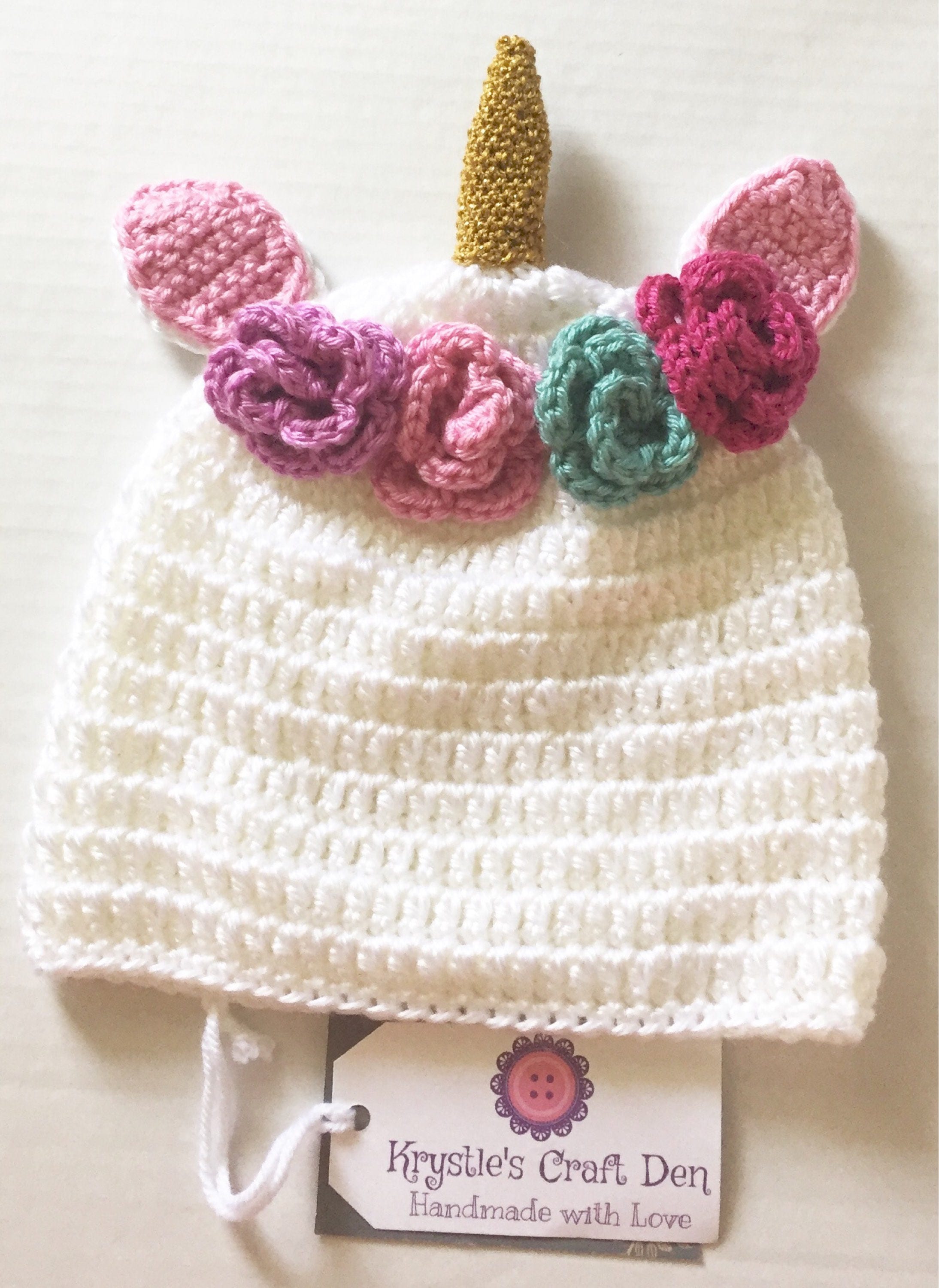 Crochet Unicorn Hat Unicorn Hat Unicorn Costume Unicorn