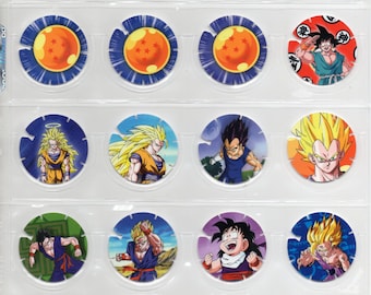 DRAGON BALL Z Tazos Quaker Complete set 30 Cromos Toys Collection Figures Cards