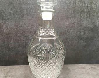 Liquor Decanter, Vintage Decanter, Vintage, 1960s, Liquor Bottle, Barware, Mad Men, Glass Decanter, Liquor, Vintage Mid-Century Barware