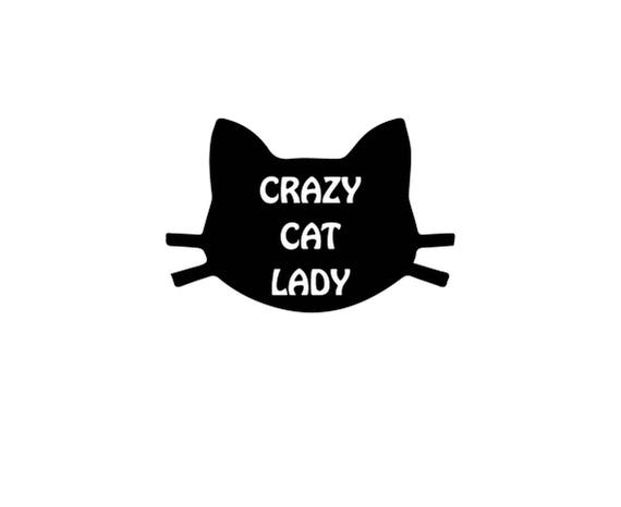 Crazy cat lady download unique animal svg dxf eps ai png