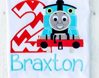 train birthday shirt, thomas birthday, train birthday